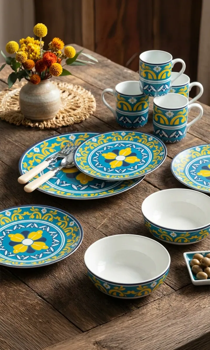 Amalfi ceramic tableware inspiration