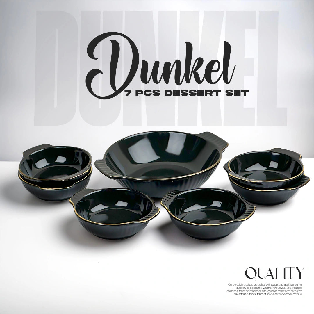 Dunkel Dessert Bowl - 7 Pcs Set